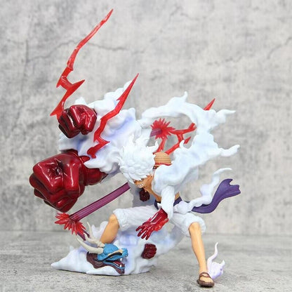 Anime One Piece Sun God Nika, Luffy's Gear 5 Action Figure PVC Model Statue Toys
