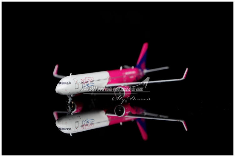 1:400 JC Wings Wizz Air AIRBUS A321neo Passenger Airplane Diecast Aircraft Model