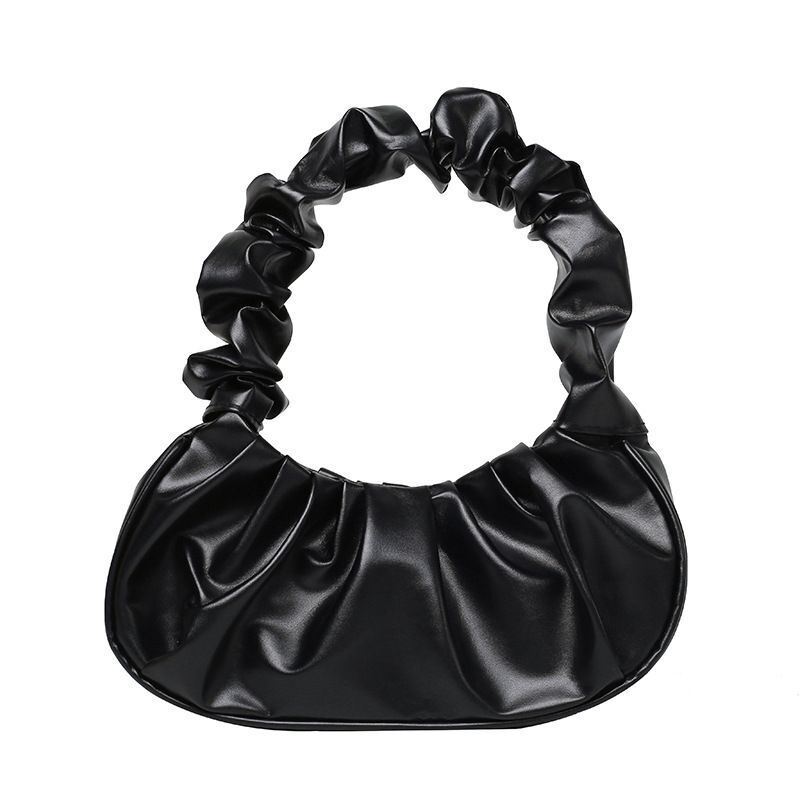 Summer Pleated Purse Cloud Bags Leisure Bag Shopping Shoulder Dumpling Handbag