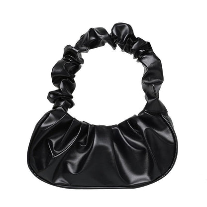 Summer Pleated Purse Cloud Bags Leisure Bag Shopping Shoulder Dumpling Handbag