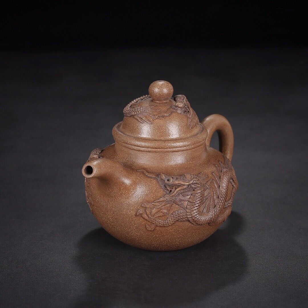 Chinese Yixing Zisha Clay Handmade Exquisite Teapo （龙行天下：时大彬）