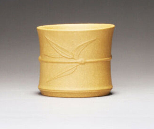 China Puer Tea Real Yixing Zisha Tea Cup Marked Bamboo Relief Master Cup of Tea