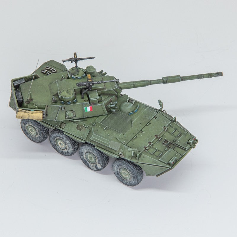 1/72 Italian Centaur tank destroyer Wheeled tank Finished product model