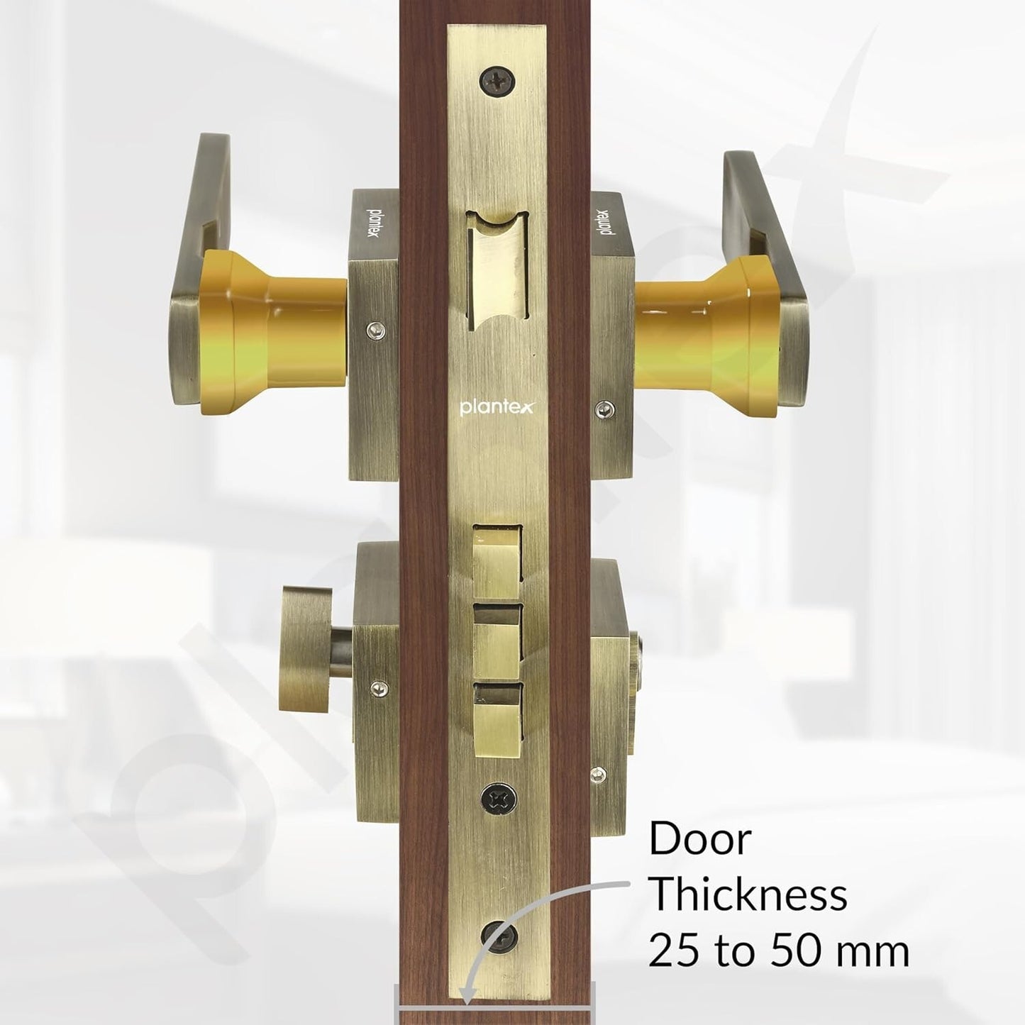 Heavy Duty Mortise Main Door Lock Set For Home With 3 Brass Keys