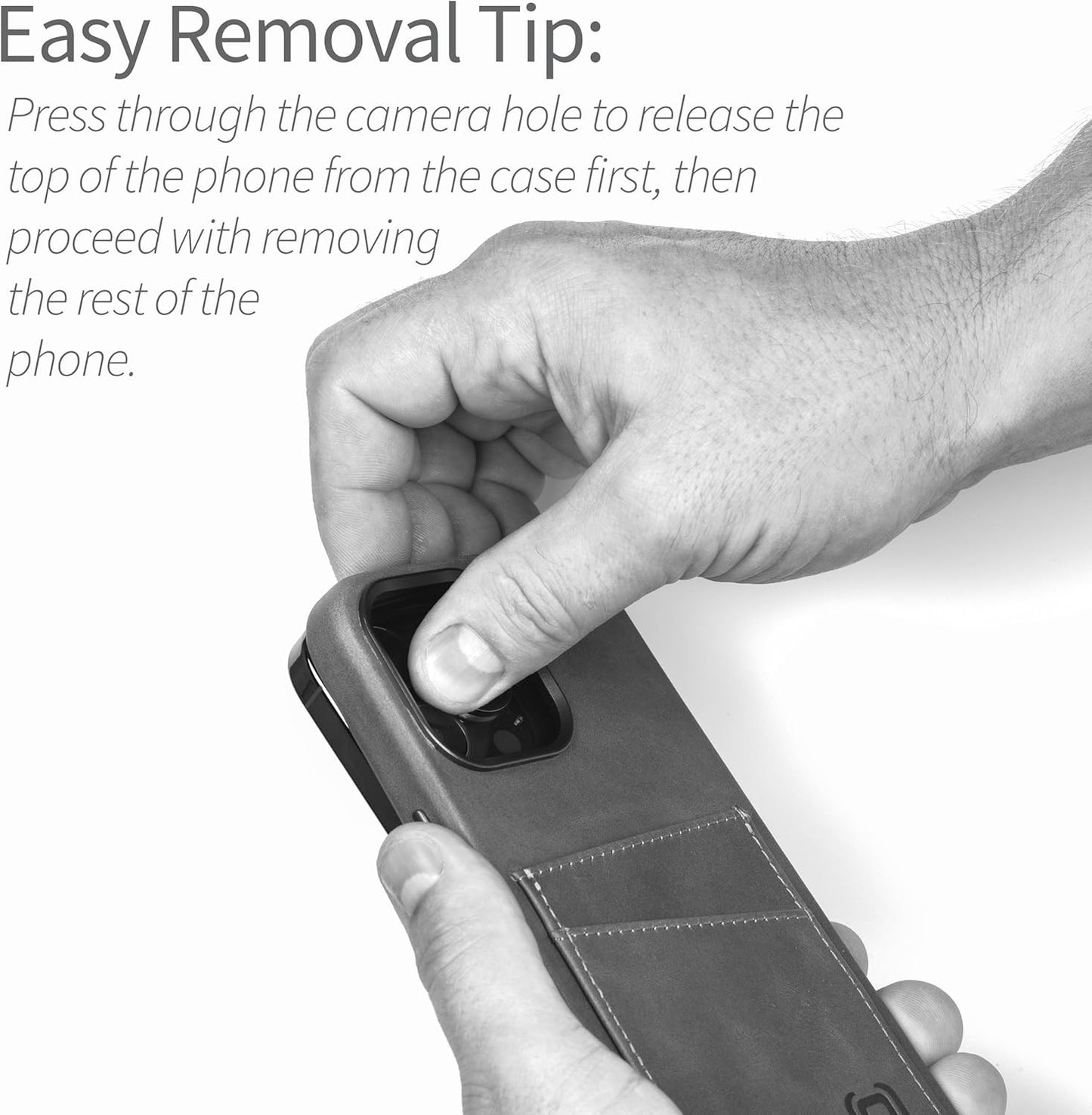 Genuine Leather Case for Iphone 17 Pro Compatible with Magsafe, with Capacitive