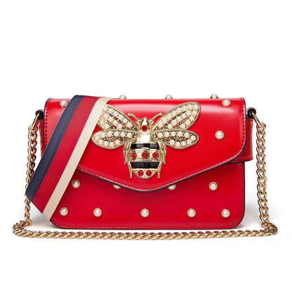 Luxury Metal Women Handbag Bag Fashion Mini Purse Chains Crossbody Messenger Bag