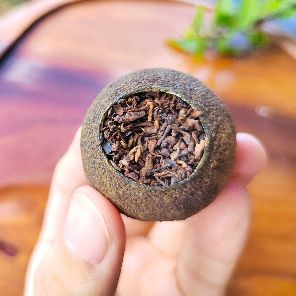 Xinhui Small Green Oranges Tangerine Peel Pu'er Cooked Tea Black Tea 500g