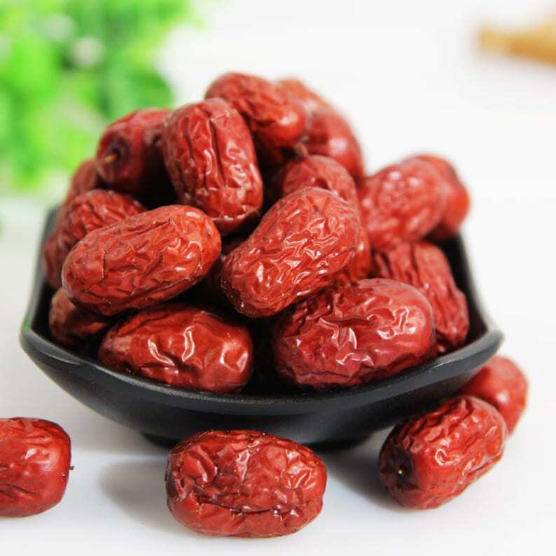 Jujube Chinese Red Dates Sun Dried Organic 100% Natural 250g