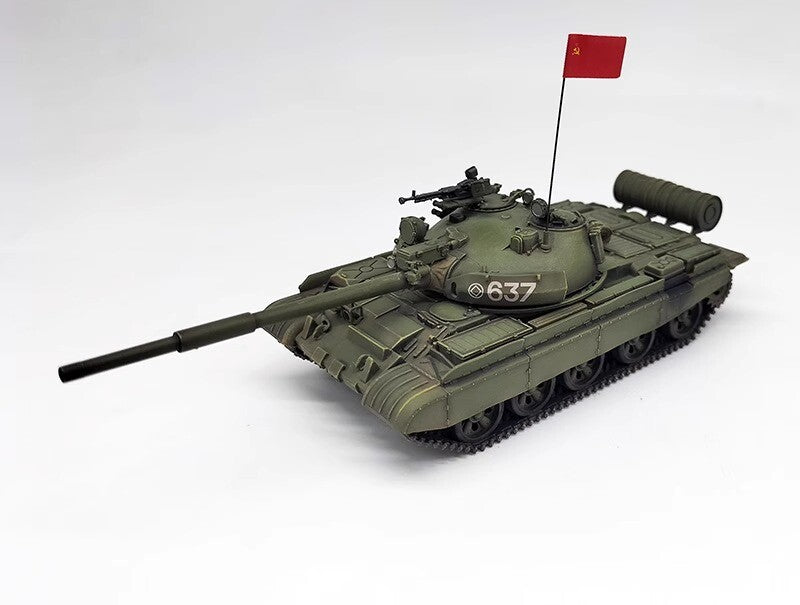 Fingertip Model 1/72Soviet T62BDD Main Battle Tank Far East Green Finished Model