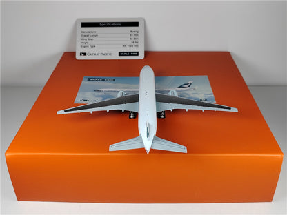 1:400 JC Wings CATHAY PACIFIC BOEING B777-200 Passenger Airplane Diecast Model