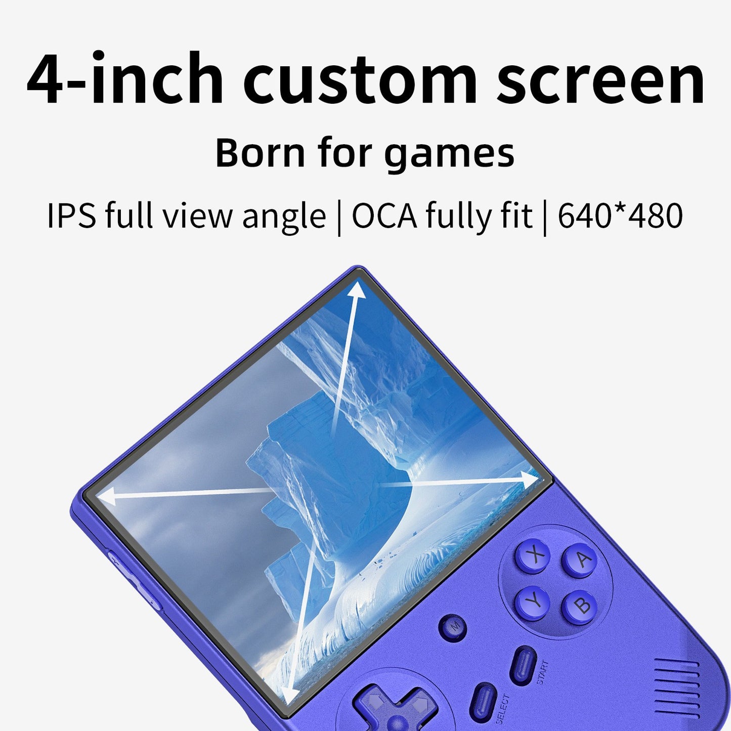 ANBERNIC RG40XXV Handheld Game Console 4'' IPS Screen Video Output Joystick RGB