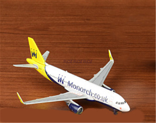 for Geminijets for Monarch Airlines for Airbus A320 G-ZBAA 1:400 Aircraft Model