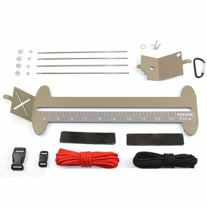 Monkey Fist Jig Kit Paracord Tool Bracelet Maker Adjustable Metal Weaving Craft