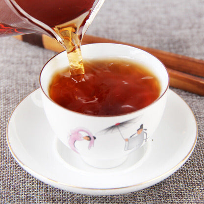 Yunnan Ripe Pu-erh Tea Classic Glutinous Rice Cha Hua Shi Cooked Pu'er Tea 500g