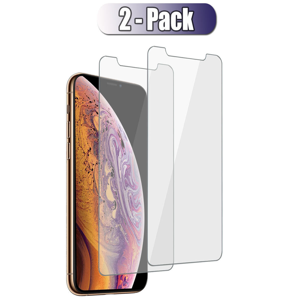 For Apple iPhone X / XS / XR / XS Max Tempered Glass Slim Clear Screen Protector