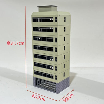 HO Scale 1/87 Building Model Railroad Layout Office House Scene Model