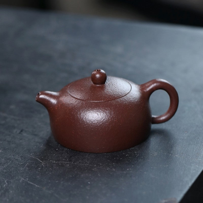 80ml Kungfu Tea Pot On Sales Handmade Half Moon Style Real Yixing Zisha Pot New