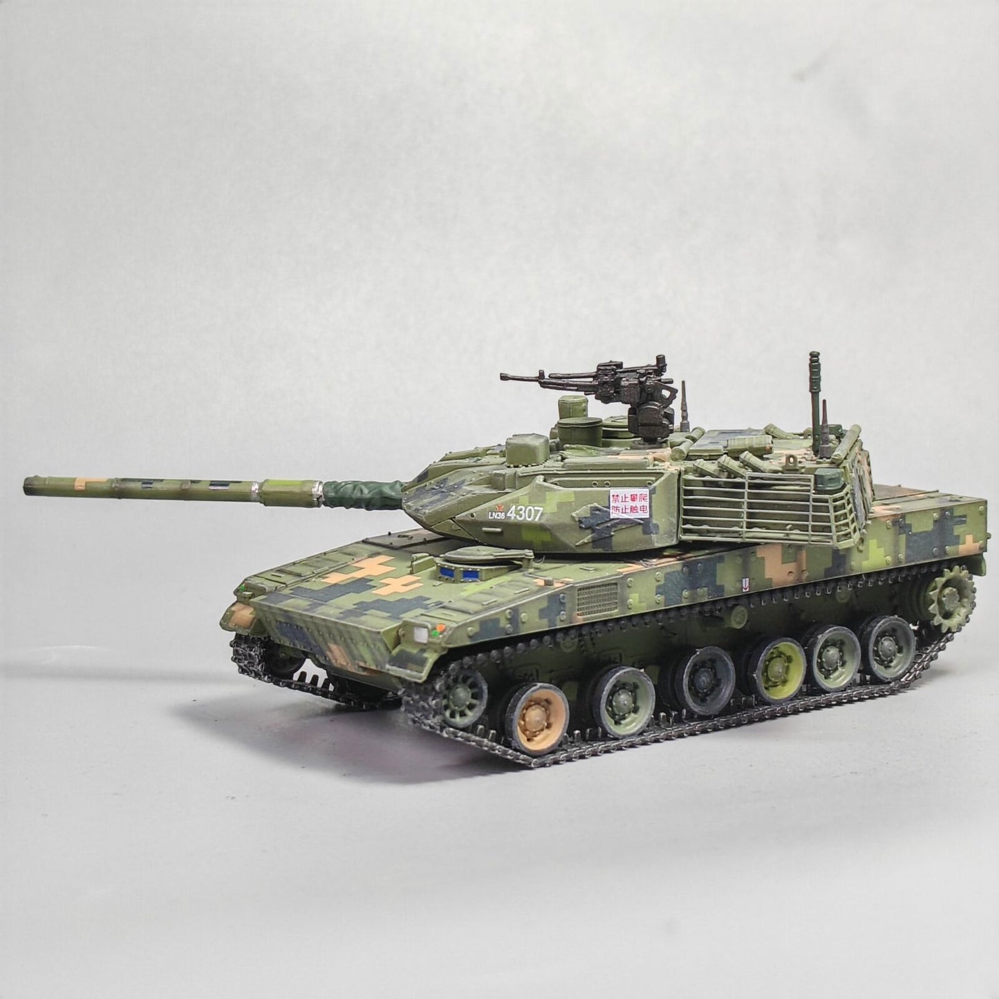 1/72 Sanrong Chinese Type 15 Light Tank Green Digital Painted Finished Model