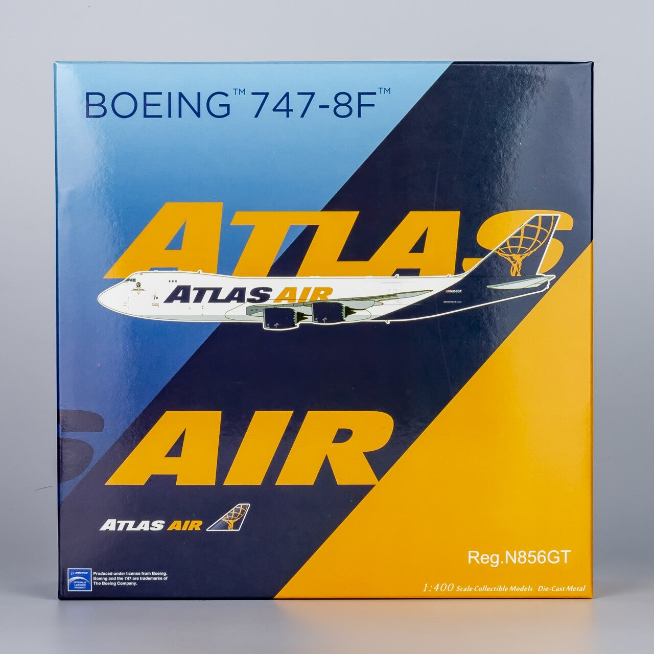 1:400 NG Model ATLAS AIR BOEING 747-8F Plane Airplane Diecast Aircraft Model