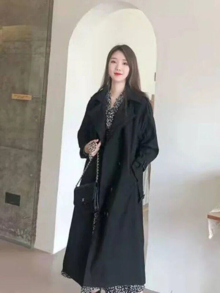 Coats Woman Winter Windbreaker Women's Trench Coat Overcoat