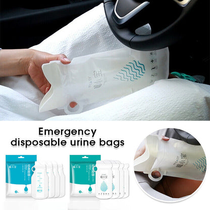 4Pcs Portable Toilet Pee Bag Camping Pee Bags Unisex Urine Bags Vomit Bags