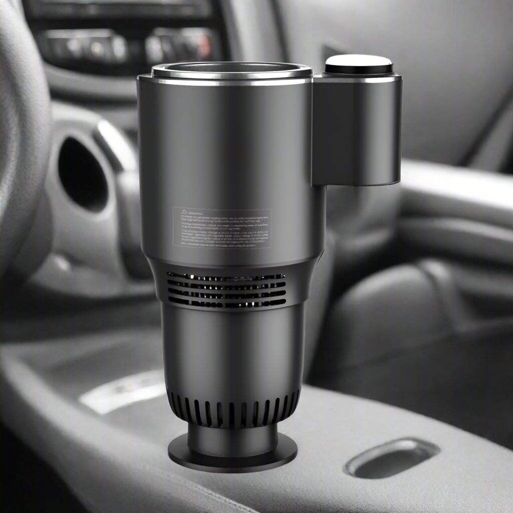 2 In 1 Car Cup Mug Holder DC 12V Heating & Cooling Cup