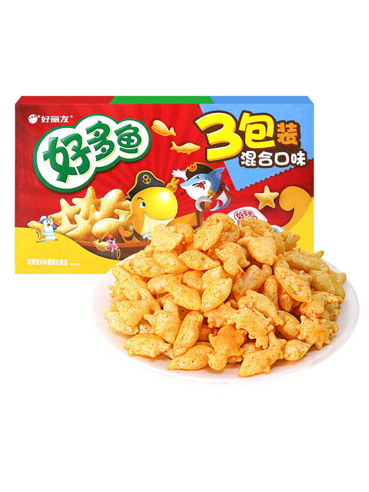 好丽友好多鱼办公室小零食休闲食品 Hollyfriendly Multi-fish Office Snack Snack Food