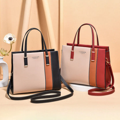 Women's Boston Bag Leather Crossbody Shoulder Bag Satchel Tote Handbags