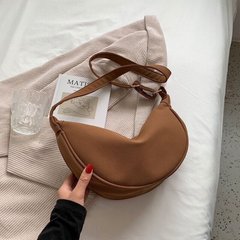 PU Leather Shoulder Dumpling Bags Women Totes Handbags Female Crossbody Bag