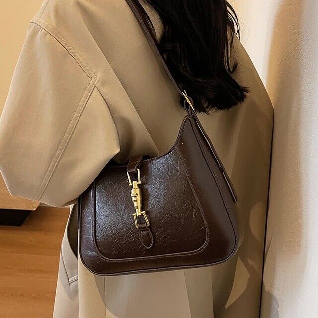 Women's Classic Vintage Handbag Leather Shoulder Bag Crossbody Bag Retro Gift