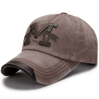 Adjustable Unisex Baseball Cap Hip Hop Caps Letters Cap Peaked Cap Sun Hat