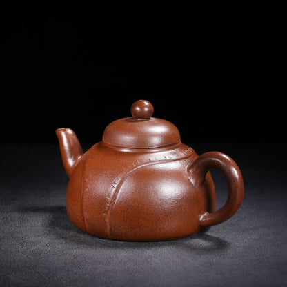 Chinese Yixing Zisha Clay Handmade Exquisite Teapot（龙带 底款：顾景舟）