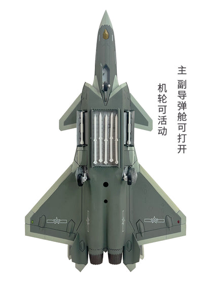 1:60 38CM AVIC China J-20 Stealth Fighter Plane Diecast Military Aircraft Model