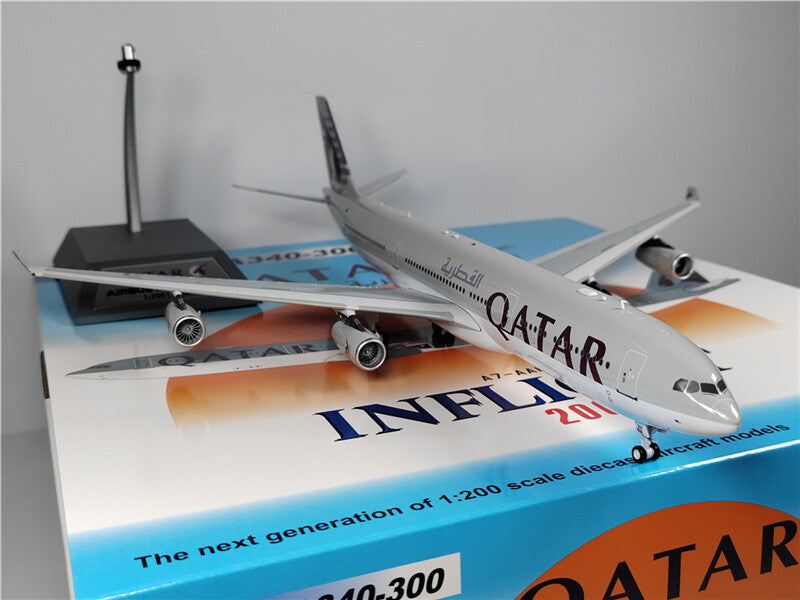 Inflight Qatar Airways FOR AIRBUS A340-300 A7-AAH 1:200 DIECAST Aircraft Model