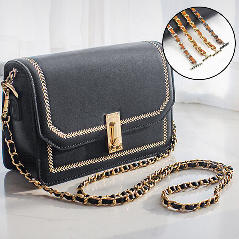 T Buckle Metal Purse Chain Strap Handle Shoulder Crossbody Bag Replacement