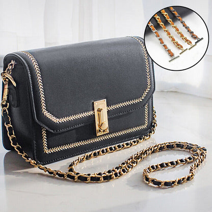 T Buckle Metal Purse Chain Strap Handle Shoulder Crossbody Bag Replacement