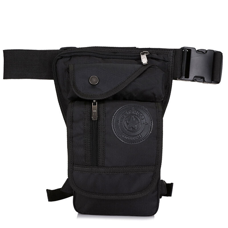 Canvas/Nylon Waist Pack Crossbody Shoulder Belt Bag Male Hip Purse Thigh Bags