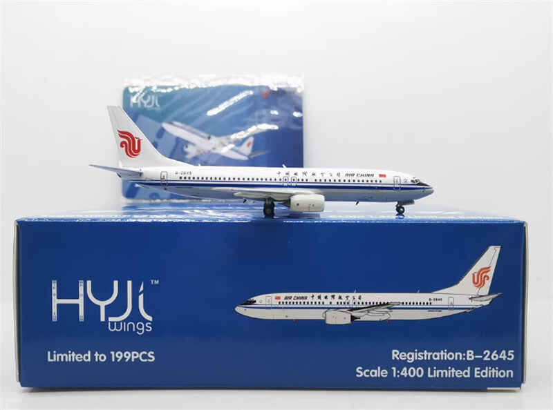 HYJLwings Air China for Boeing B737-800 B-2645 1/400 Aircraft Pre-built Model