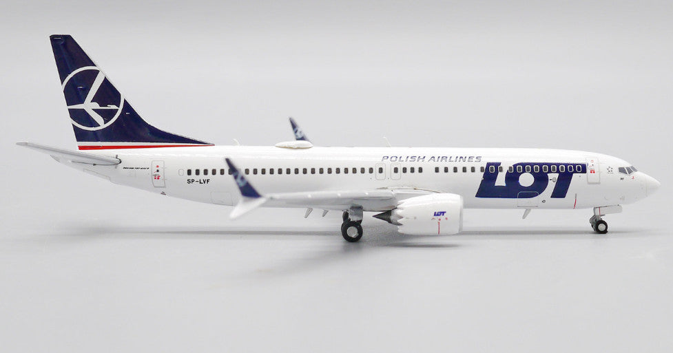 1:400 JC Wings LOT BOEING 737 MAX 8 Passenger Airplane Diecast Aircraft Model