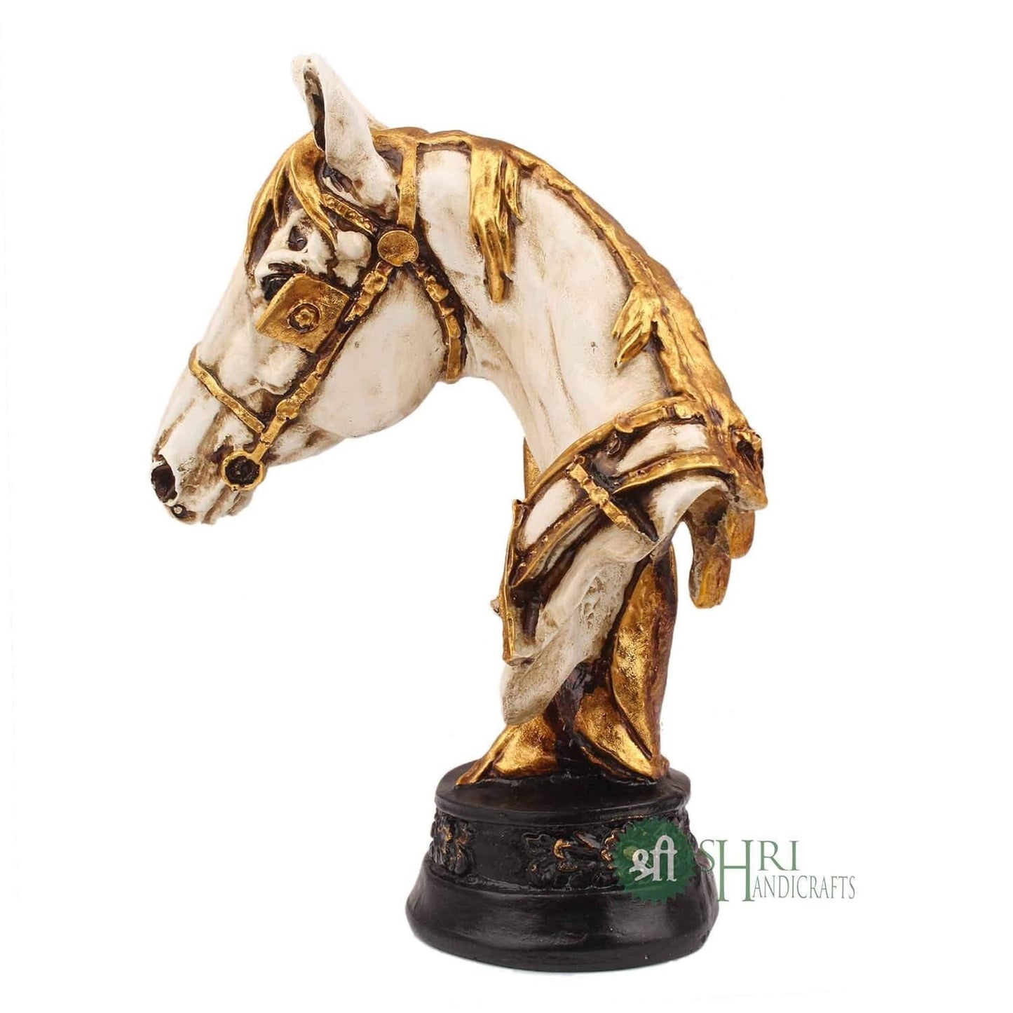 Resin Horse Bust Statue Animal Figurines Gifts Antique Design for Home Decor