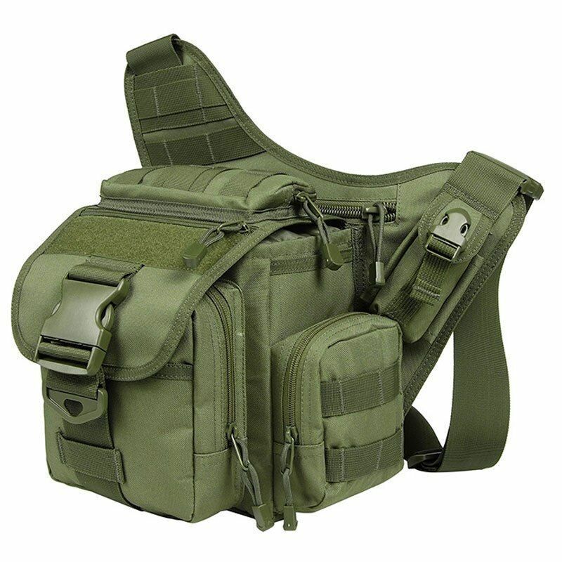 Tactical Shoulder Bag Sling Backpack Camping Hunting Hiking Waterproof Nylon 1PC