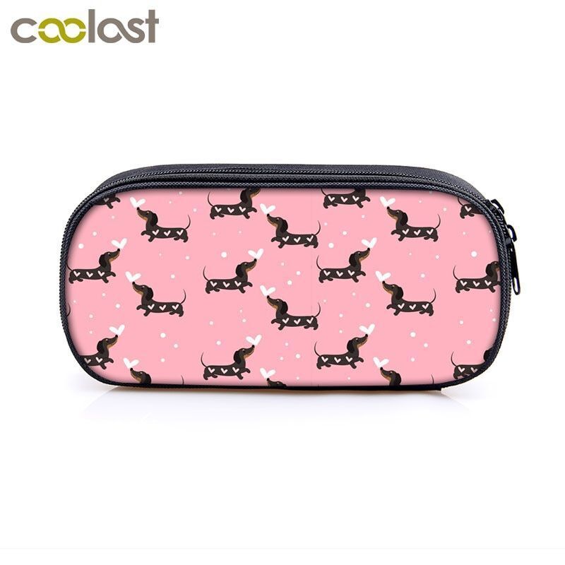 Dog Pencil Bag Stationary Bag Pencil Box School Supplies 24*11*7 CM Accessories
