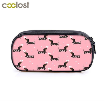 Dog Pencil Bag Stationary Bag Pencil Box School Supplies 24*11*7 CM Accessories