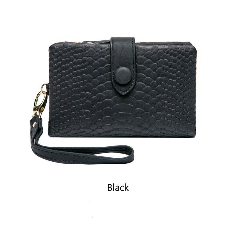 Wristband Short Wallet Student Clutch Bag Large Coin Bag Multi Card Coin Purses
