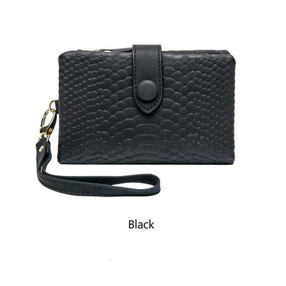 Wristband Short Wallet Student Clutch Bag Large Coin Bag Multi Card Coin Purses