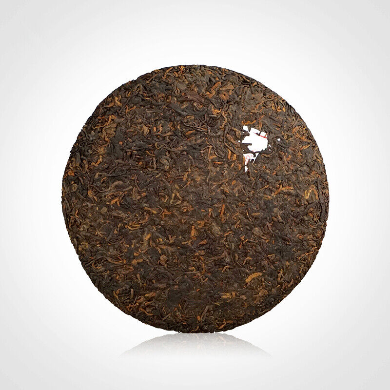 2018 Lancang Ancient Tea Puer Qizi Bing Cake 0081 Ripe Pu'er Pressed Tea 357g