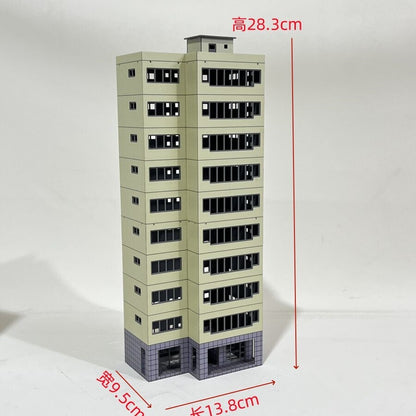 HO Scale 1/87 Building Model Railroad Layout Office House Scene Model