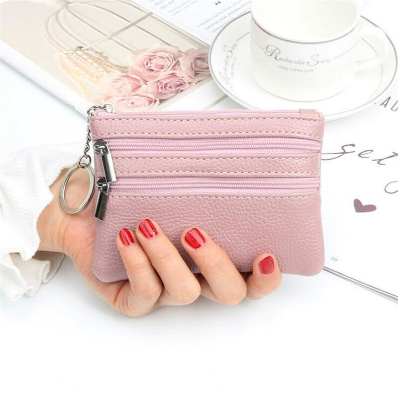 Leather Purse Women Small Wallet Purses Mini Zipper Money Bags Pocket Wallets