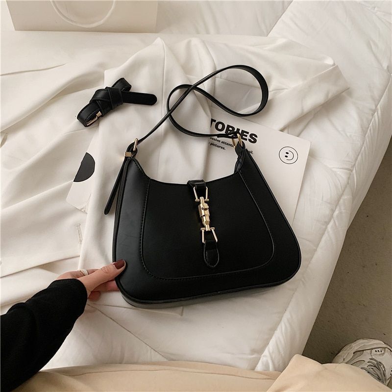 Purse Handbag Leather Shoulder Crossbody Bags Women Fashion Underarm Accessories