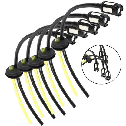 5Pcs Strimmer Trimmer Fuel Hose Pipe With Tank Filter Trimmers Brush Cutter Kit